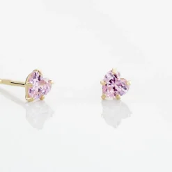 Boucles D'oreilles Puces Daria Or Jaune Oxyde