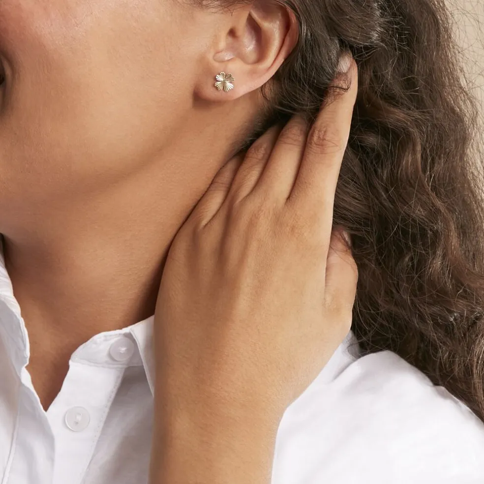 Boucles D'oreilles Puces Dag Or Jaune