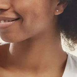 Boucles D'oreilles Puces Daria Or Jaune Oxyde