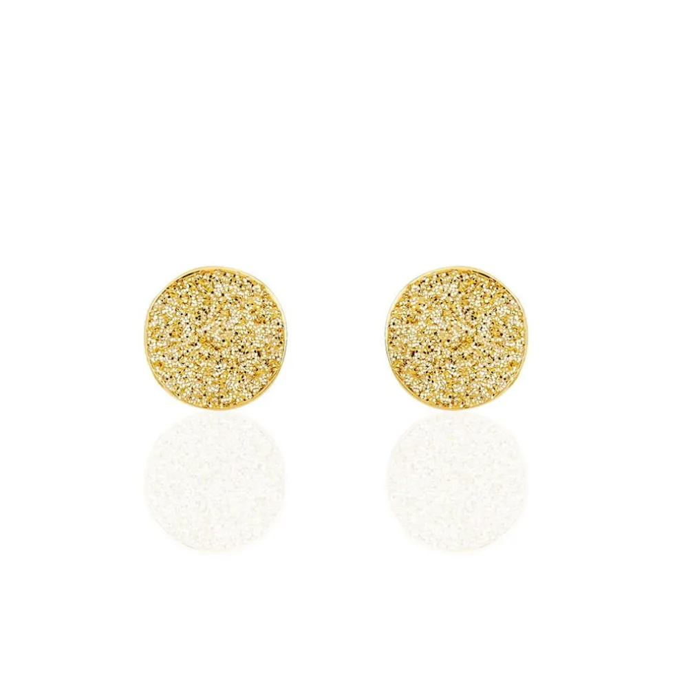 Boucles D'oreilles Puces Eryne Or Jaune