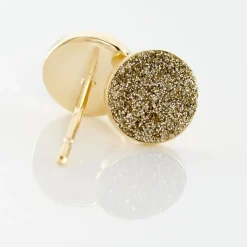 Boucles D'oreilles Puces Eryne Or Jaune