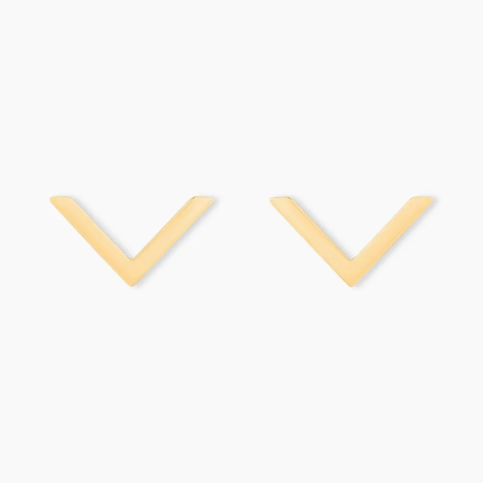 Boucles D'oreilles Puces Ella Or Jaune