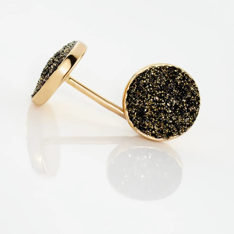 Boucles D'oreilles Puces Eryne Or Jaune