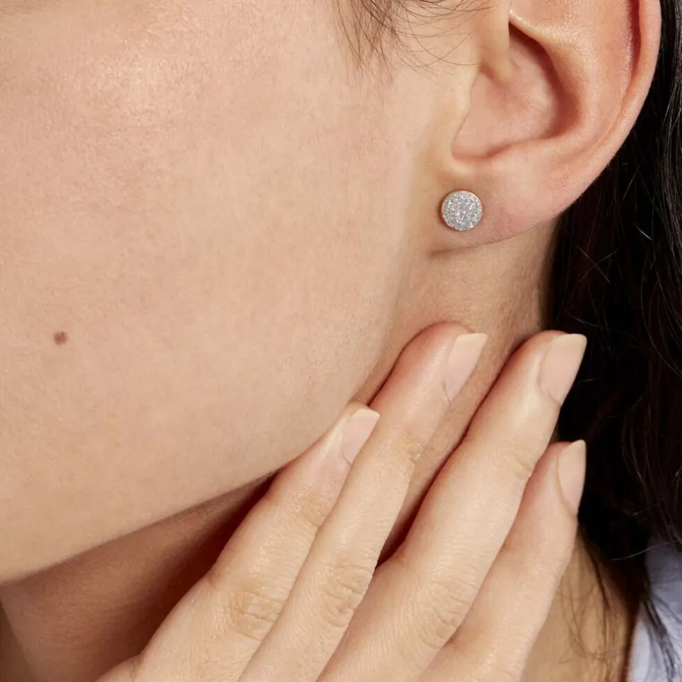 Boucles D'oreilles Puces Eryne Or Jaune