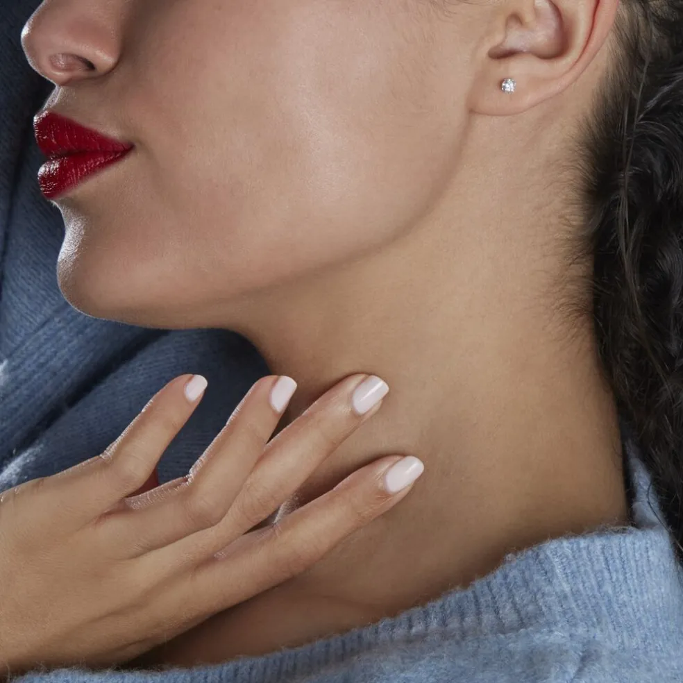 Boucles D'oreilles Puces Fidelia Boule Or Jaune Boules Cristal