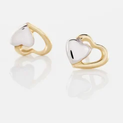 Boucles D'oreilles Puces Frantsesa Or Jaune