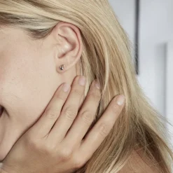 Boucles D'oreilles Puces Frantsesa Or Jaune