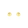 Boucles D'oreilles Puces Fidelia Boule Or Jaune