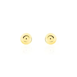 Boucles D'oreilles Puces Fidelia Boule Or Jaune