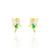Boucles D'oreilles Puces Feerie Or Jaune
