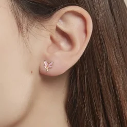 Boucles D'oreilles Puces Feerie Or Jaune