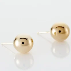 Boucles D'oreilles Puces Fidelia Boule Or Jaune