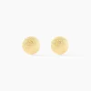 Boucles D'oreilles Puces Fidelia Boule Sablee Or Jaune