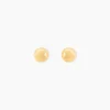 Boucles D'oreilles Puces Fidelia Boule Or Jaune