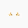Boucles D'oreilles Puces Glen Or Jaune