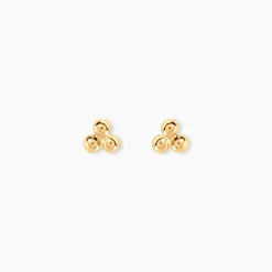Boucles D'oreilles Puces Glen Or Jaune