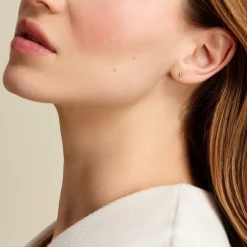 Boucles D'oreilles Puces Glen Or Jaune