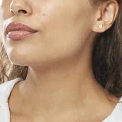 Boucles D'oreilles Puces Genovera Or Jaune