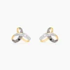 Boucles D'Oreilles Puces Jolyon Or Jaune Diamant
