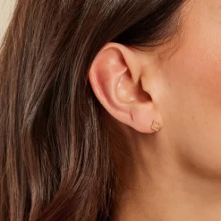 Boucles D'oreilles Puces Klotild Or Jaune