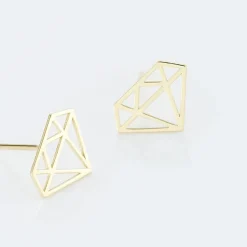 Boucles D'oreilles Puces Kais Or Jaune