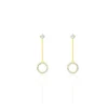 Boucles D'oreilles Puces Lim Or Jaune