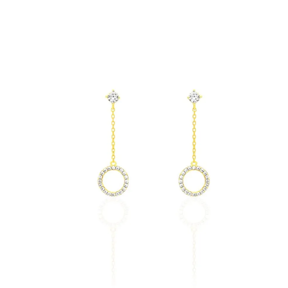 Boucles D'oreilles Puces Lim Or Jaune
