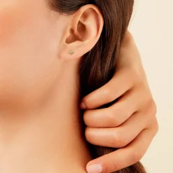 Boucles D'oreilles Puces Lassi Or Jaune