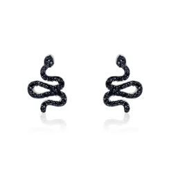 Boucles D'oreilles Puces Muses Argent Blanc Oxydes De Zirconium