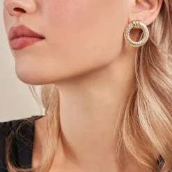 Boucles D'oreilles Puces Martela Or Jaune