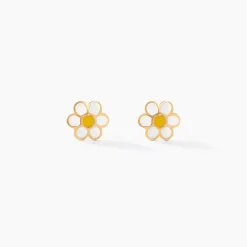 Boucles D'oreilles Puces Marigold Or Jaune