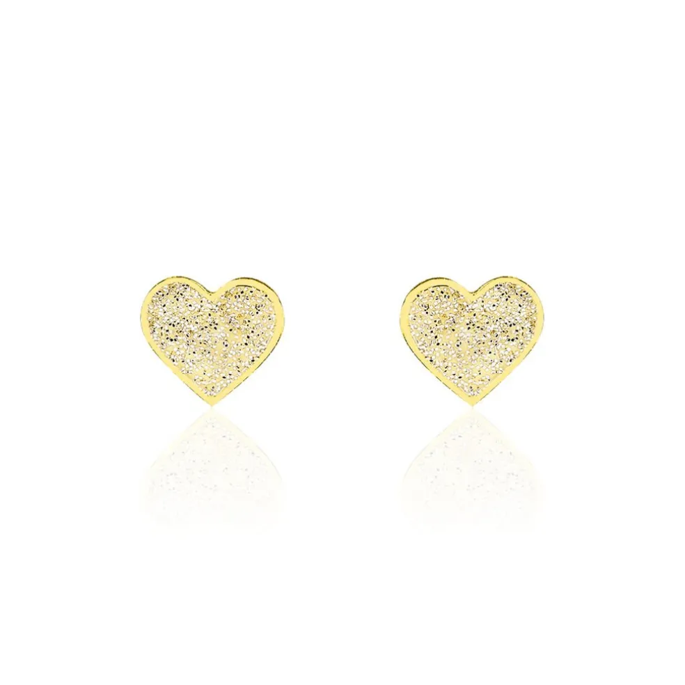 Boucles D'oreilles Puces Marta Or Jaune