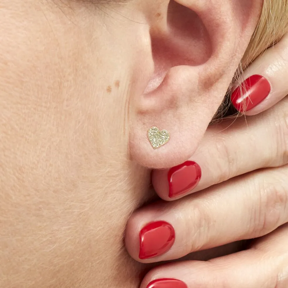 Boucles D'oreilles Puces Marta Or Jaune