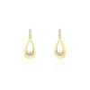 Boucles D'oreilles Puces Nirmala Or Jaune Diamant