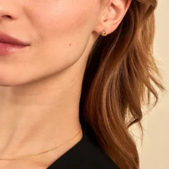 Boucles D'oreilles Puces Nils Or Jaune