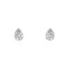 Boucles D'oreilles Puces Nevena Or Blanc Diamant