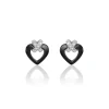 Boucles D'oreilles Puces Nolwen Argent  Céramique Oxyde De Zirconium