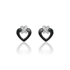 Boucles D'oreilles Puces Nolwen Argent  Céramique Oxyde De Zirconium