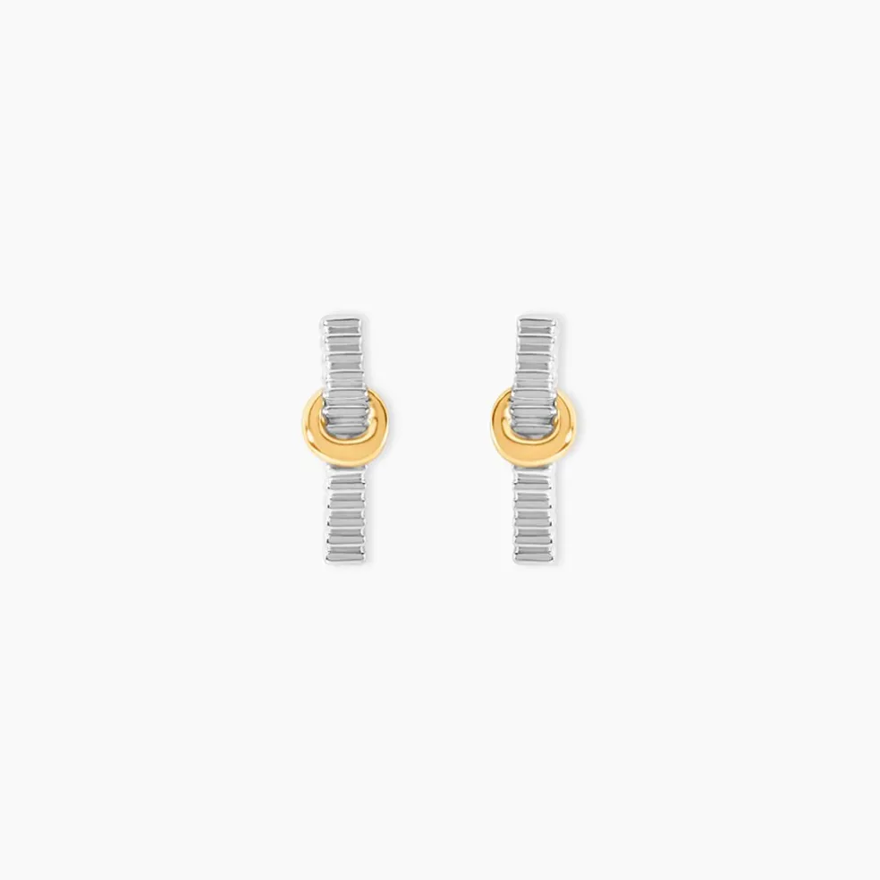 Boucles D'Oreilles Puces Or Jaune