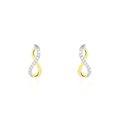 Boucles D'oreilles Puces Osanna Or Jaune Diamants