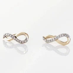 Boucles D'oreilles Puces Osanna Or Jaune Diamants