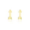 Boucles D'oreilles Puces Or Jaune Gnazi