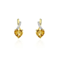 Boucles D'oreilles Puces Or Jaune Clothilde