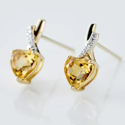 Boucles D'oreilles Puces Or Jaune Clothilde
