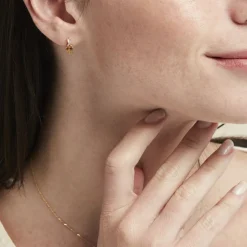 Boucles D'oreilles Puces Or Jaune Clothilde