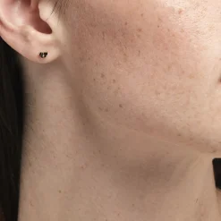 Boucles D'oreilles Puces Or Jaune Oxydes De Zirconium