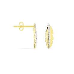 Boucles D'oreilles Puces Paola Or Jaune Diamant