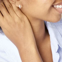 Boucles D'oreilles Puces Paola Or Jaune Diamant