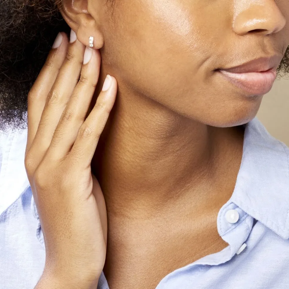 Boucles D'oreilles Puces Rachilda Or Jaune Oxyde De Zirconium