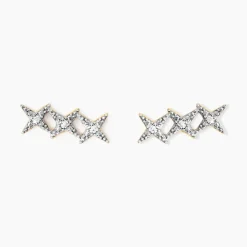 Boucles D'oreilles Puces Starlight Or Jaune Diamant